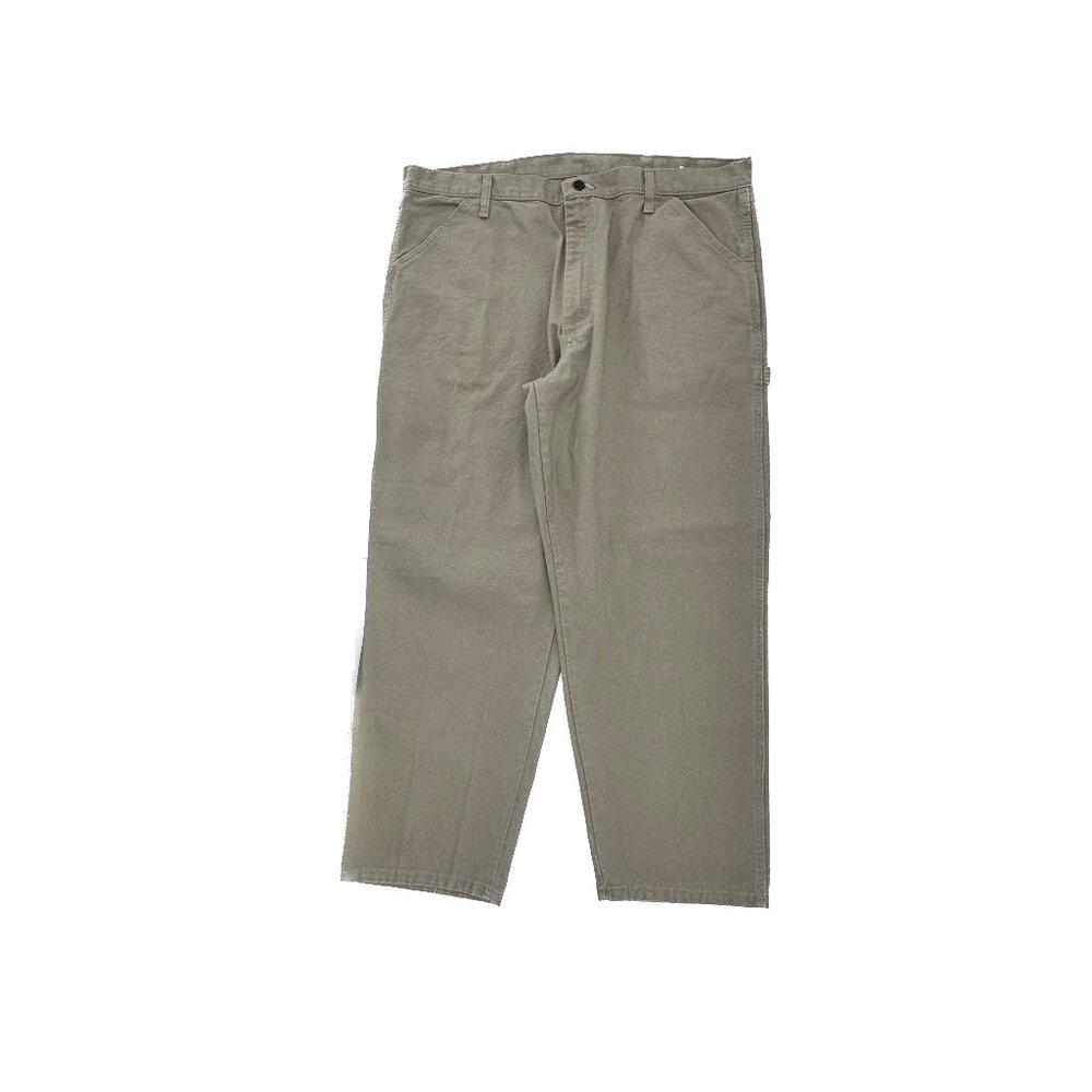 Rustler Carpenter Straight Men's size 40x30 Tan Beige Brown Denim Jeans
